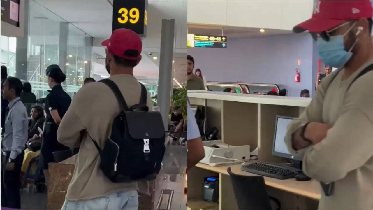 virat kohli leaves bengaluru for pune ahead of 2nd test vs new zealand- watch