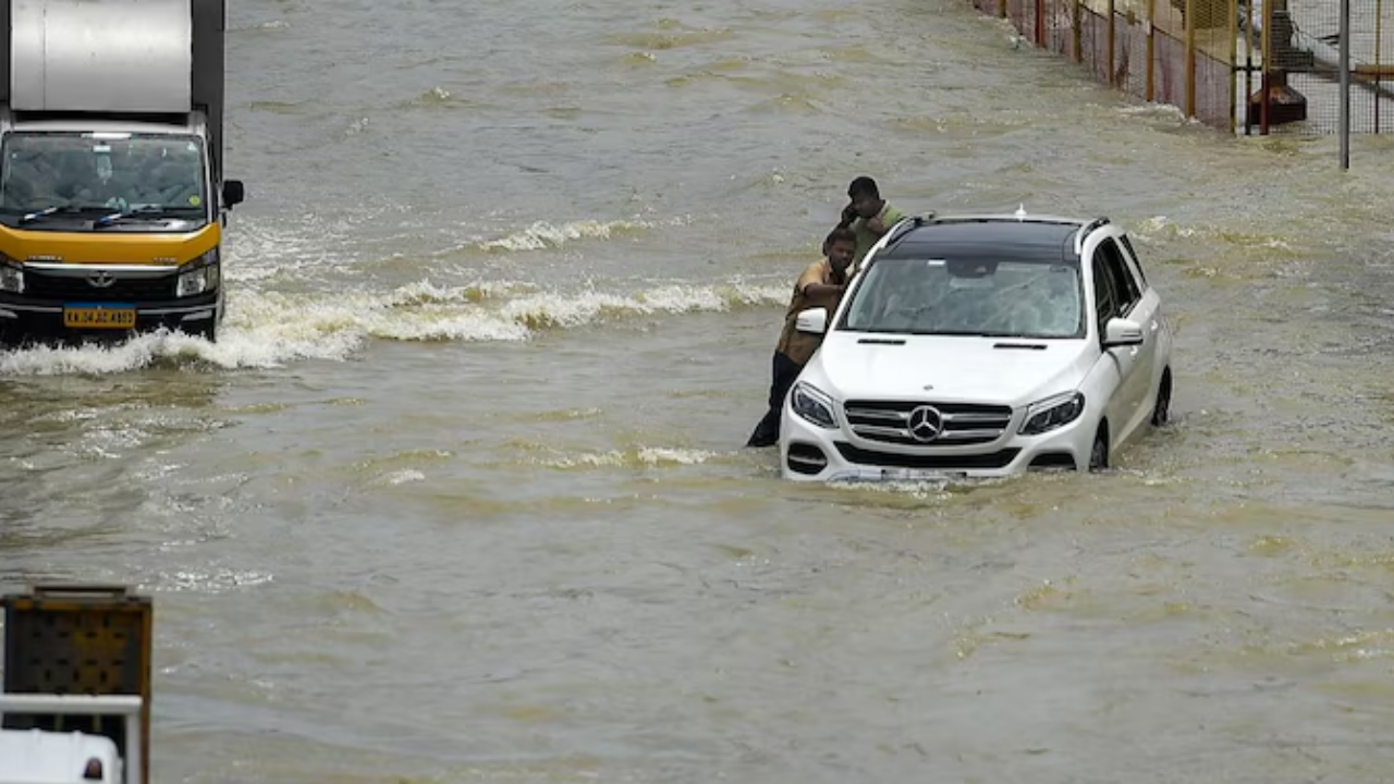 bengaluru rain: internet mocks bengaluru infra faultlines amid heavy rain: find the road challenge