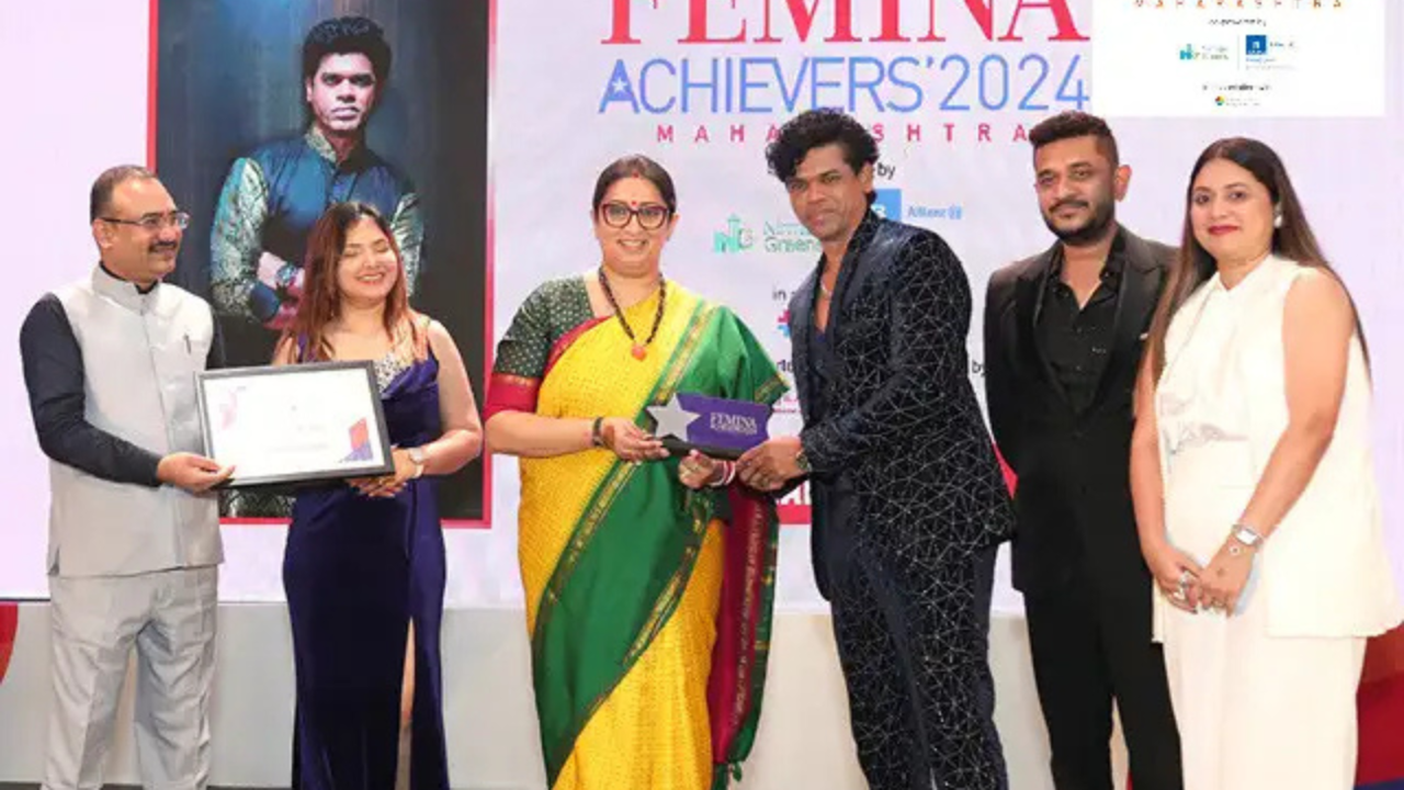 femina achievers 2024 maharashtra edition: star-studded affair attended by smriti irani, siddharth jadhav and more