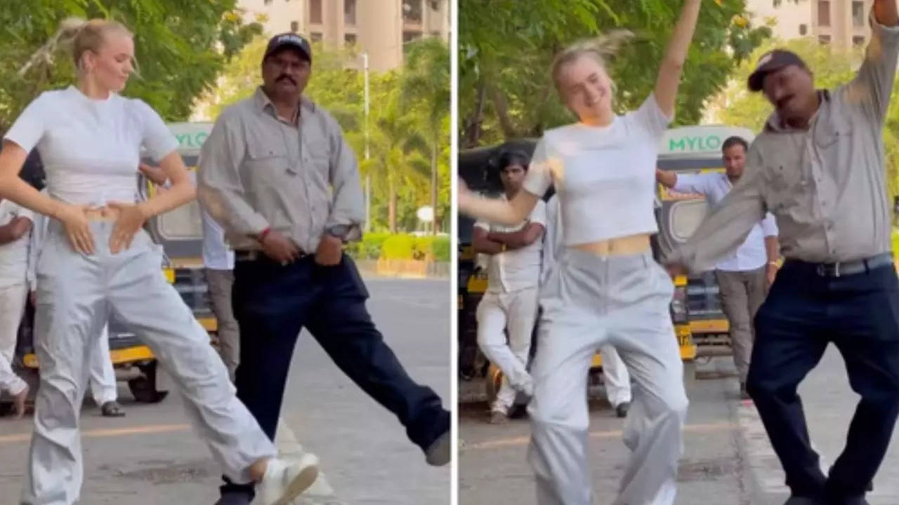 viral video: mumbai’s dancing cop amol kamble grooves with danish woman on street