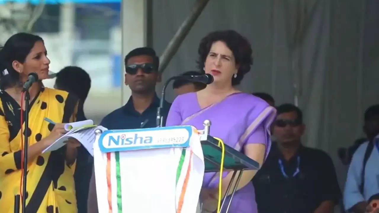 'campaigning for 35 years, first time for myself': priyanka gandhi makes her political debut, seeks wayanad's support