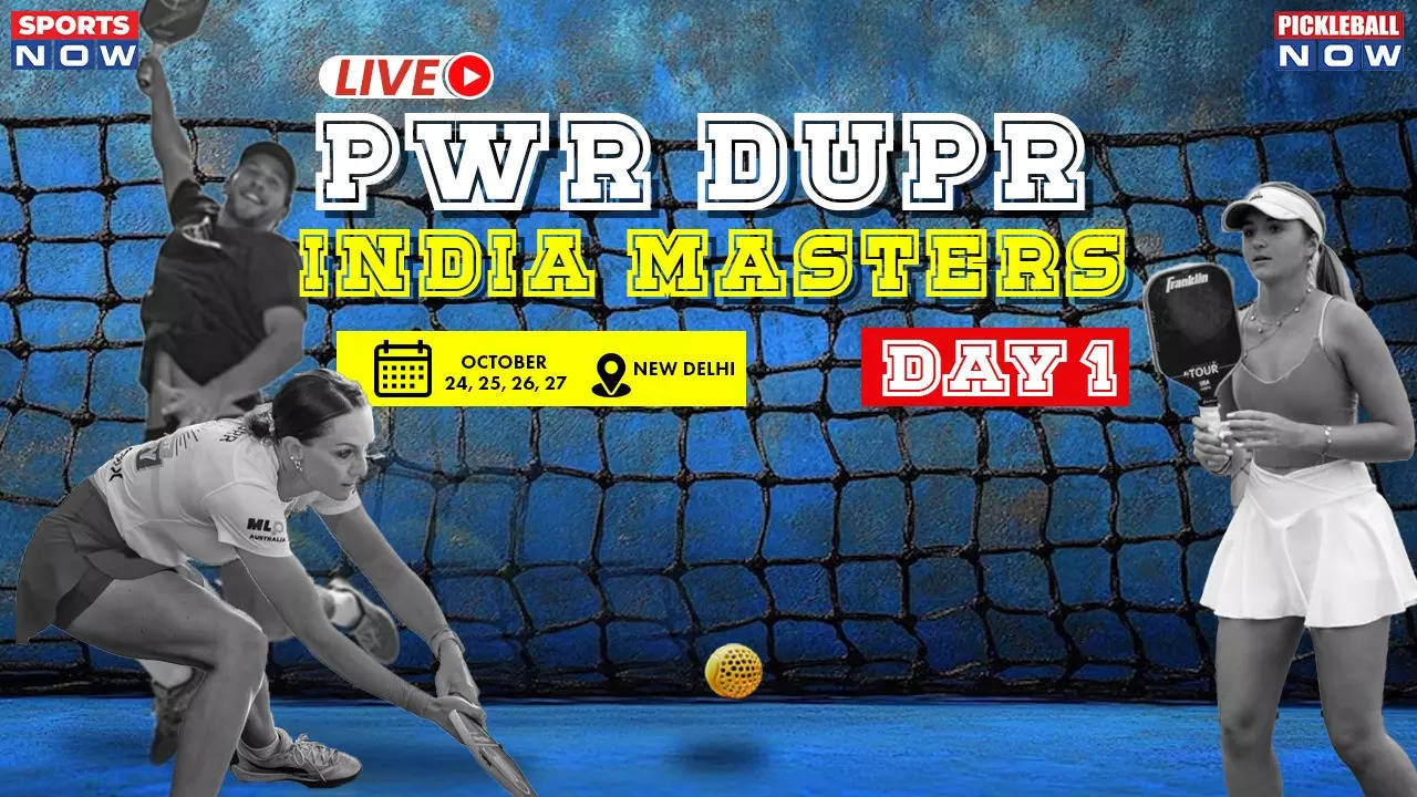 pwr dupr india masters live updates pickleball match new delhi