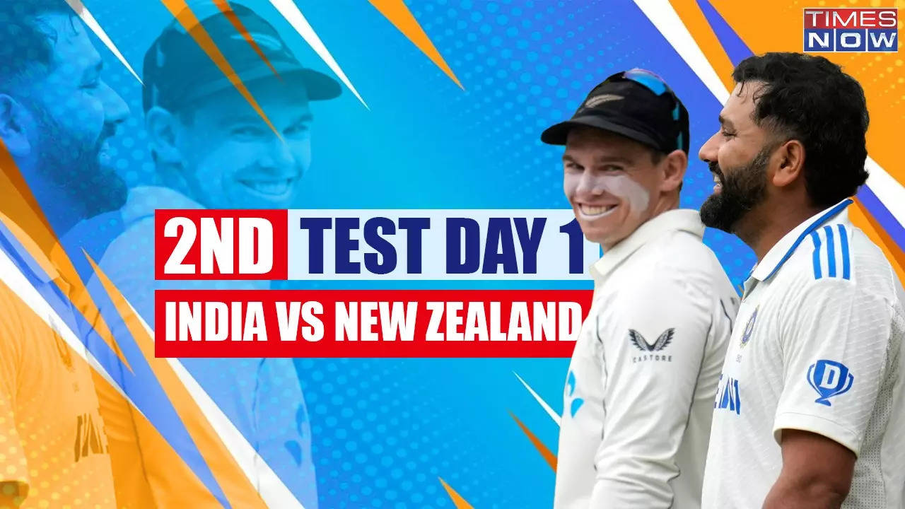 india vs new zealand second test day 1 live cricket score ind vs nz today match updates from pune