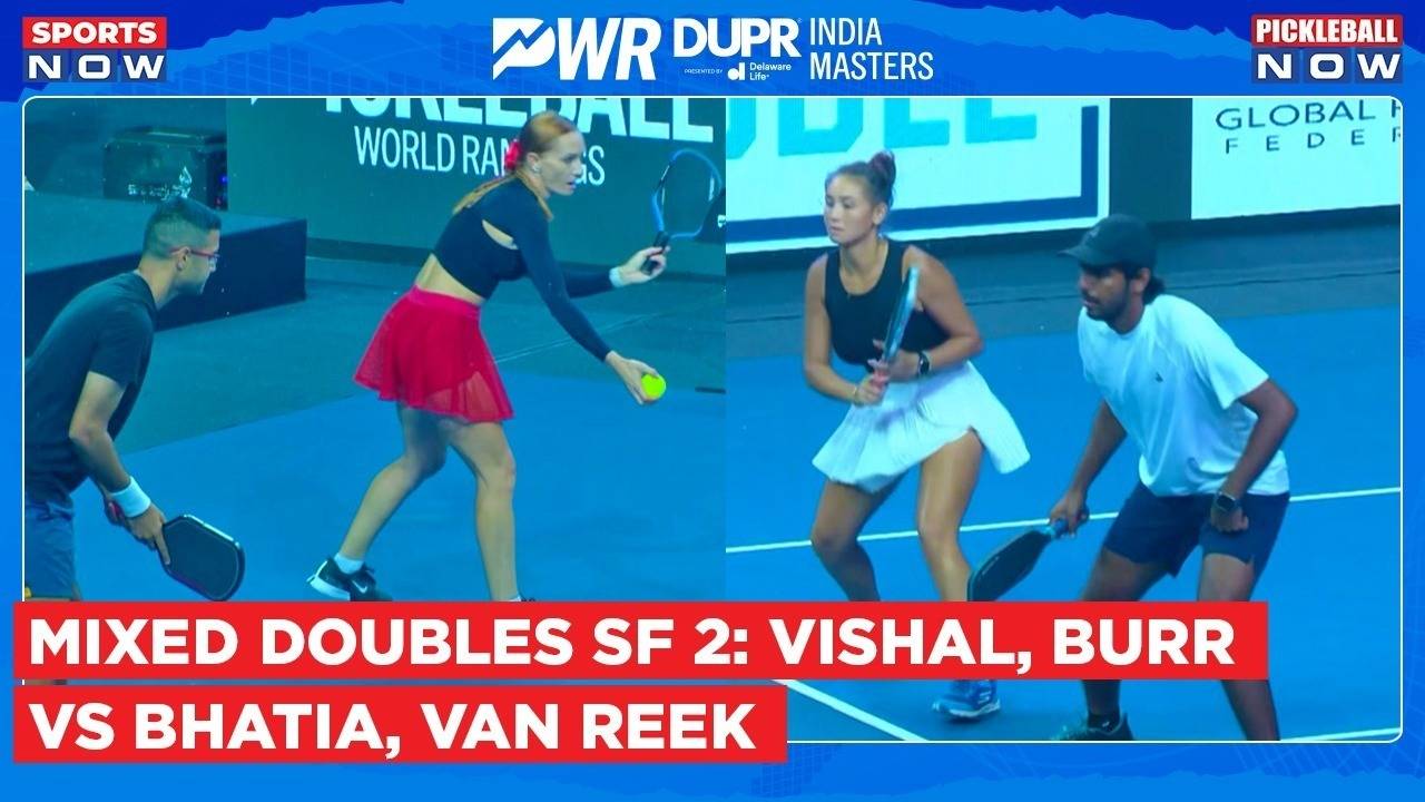 pwr dupr india masters sf 2: epic showdown! bhatia and van reek dominate to reach finals!