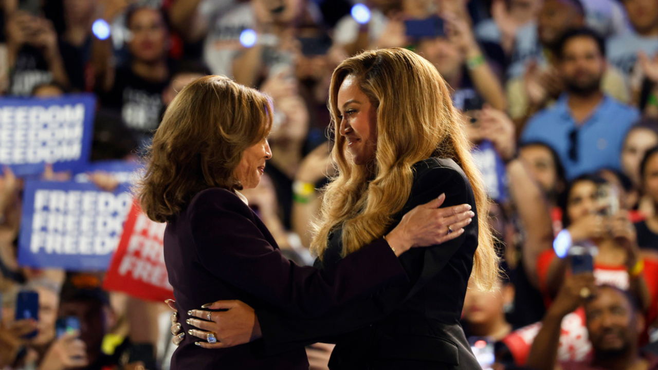 crowd caused chaos at kamala harris rally after beyonce didn't perform? claims surface