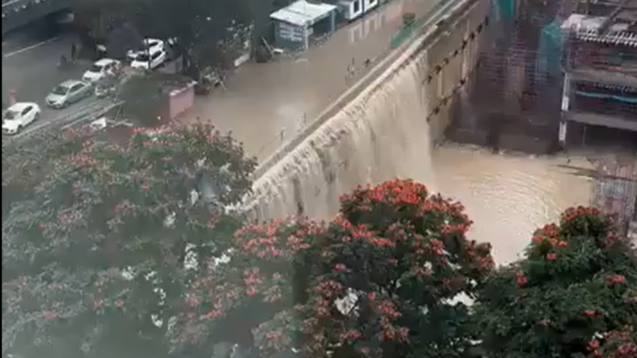 bengaluru’s ‘manyata waterfalls’ now on google maps after heavy rain? 'lovely', says user