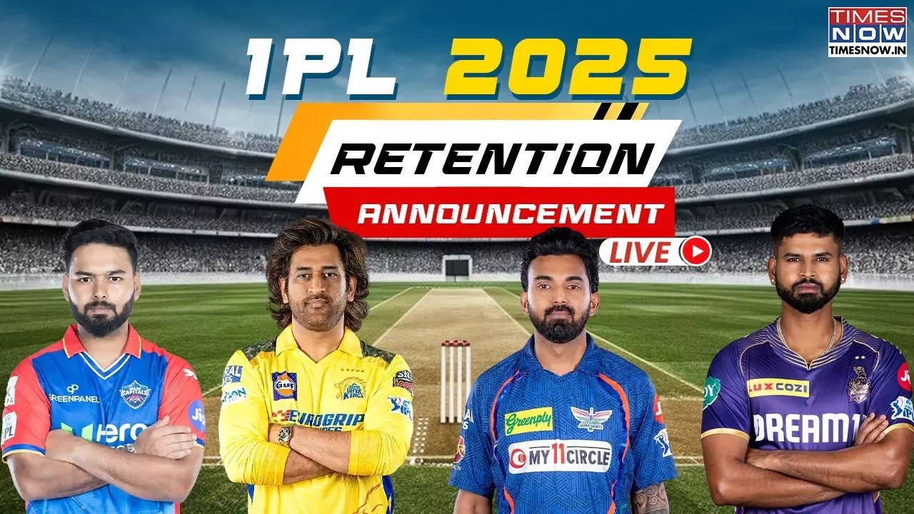 ipl 2025 retention live updates mi csk rcb kkr dc rishabh pant shreyas iyer retained released list