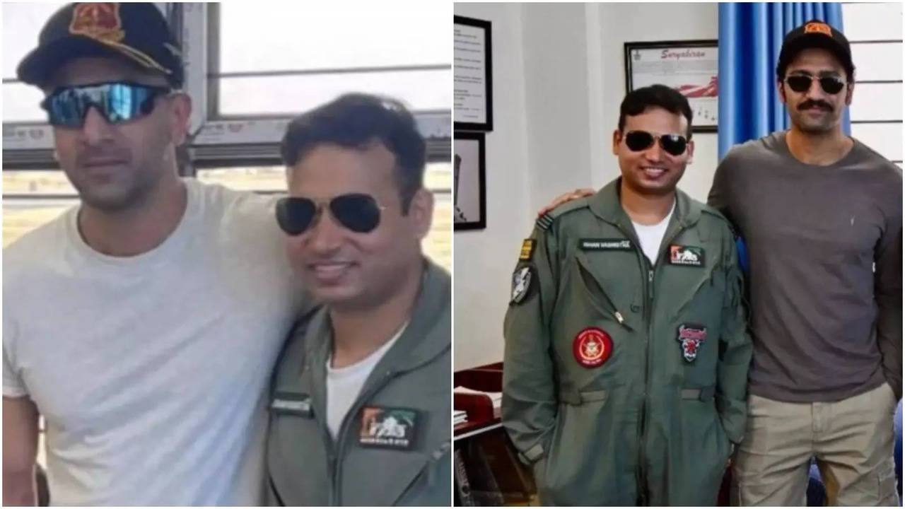 are ranbir kapoor, vicky kaushal playing air force officers in love & war? pictures from bikaner visit spark rumours