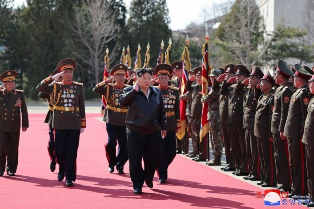 North Korean leader Kim inspects 'Seoul' tank unit