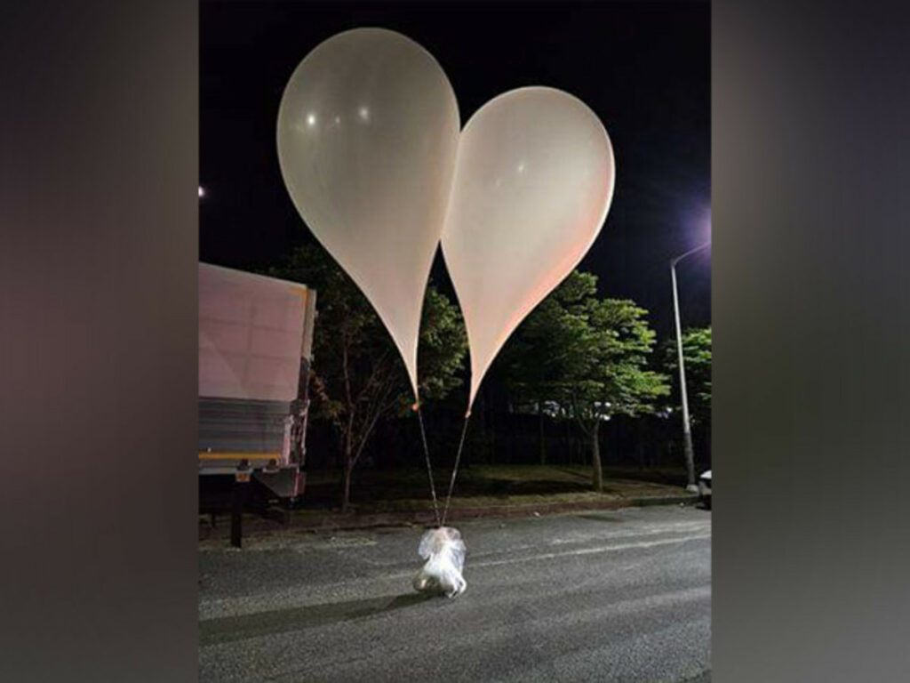 North Korea launching more trash balloons