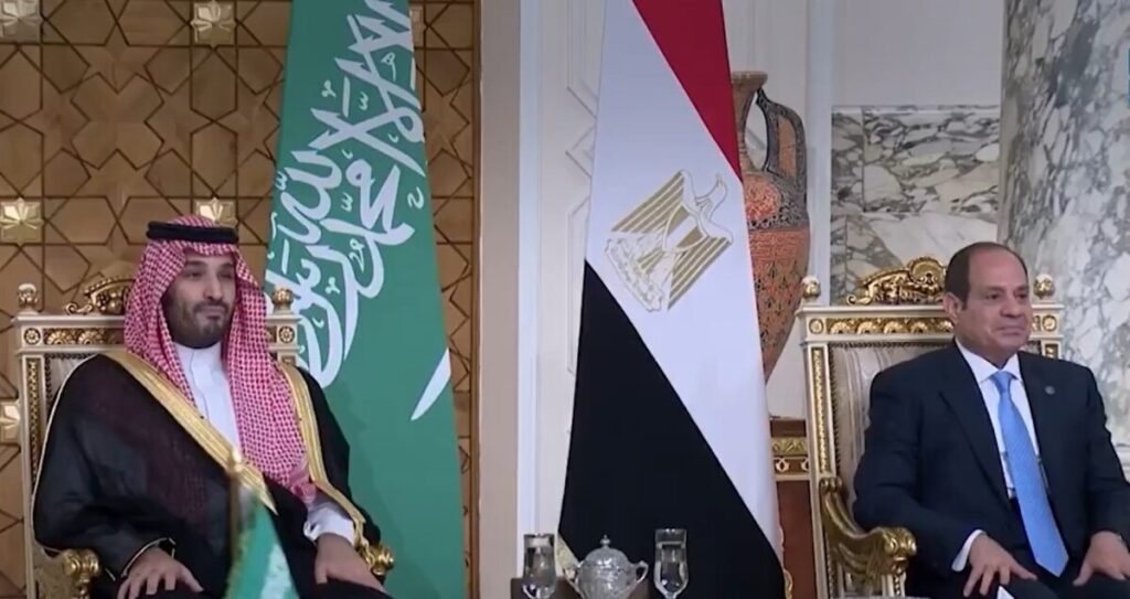 Saudi crown prince meets Egypt's Sisi in Cairo ahead of fresh investment