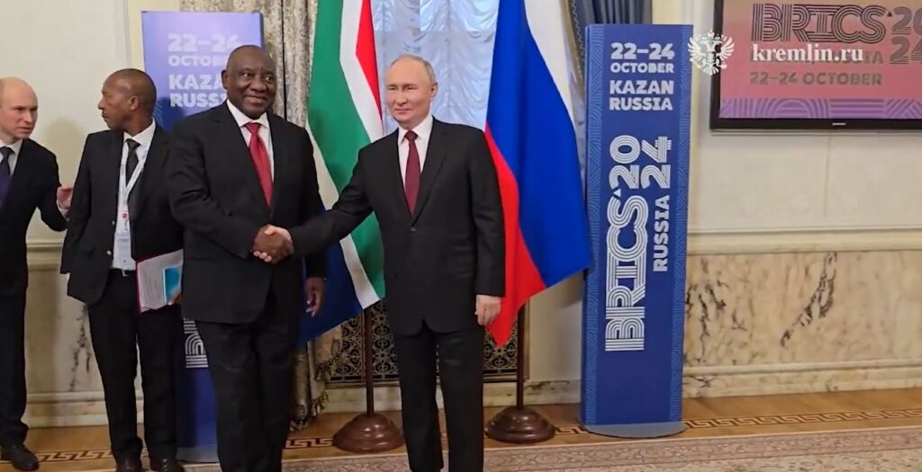 South Africa's Ramaphosa tells Putin he sees Russia as 'ally'