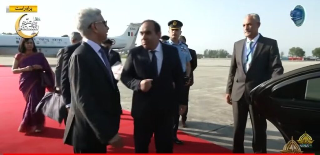 Indian FM lands in rare visit to Pakistan for SCO summit: state tv