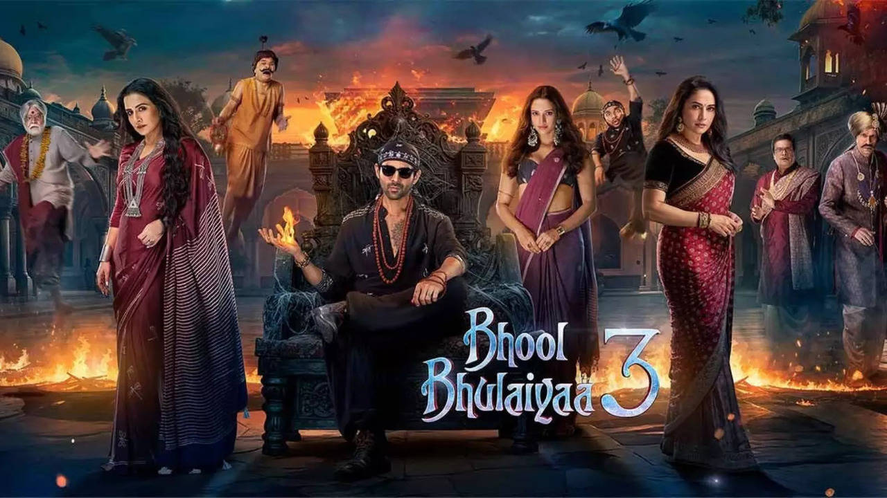 bhool bhulaiyaa 3 movie review: kartik aaryan, vidya balan light diwali rocket of mystery and deception