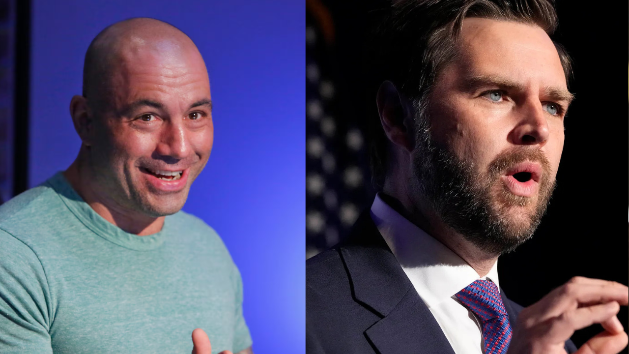 JD Vance Mimics Kamala Harris On Joe Rogan's Podcast | WATCH