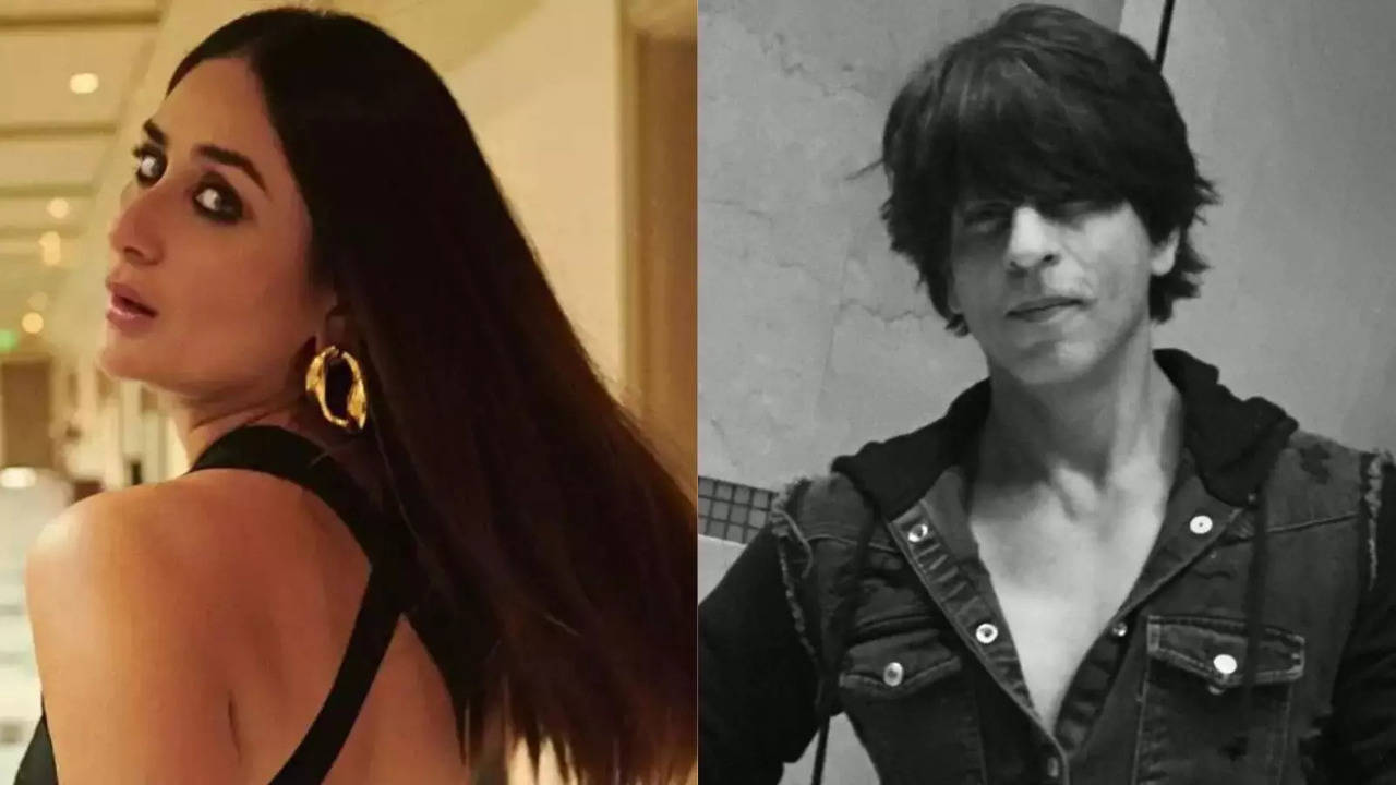 shah rukh khan 59th birthday kareena kapoor wishes king with his old school swag in monochrome pic