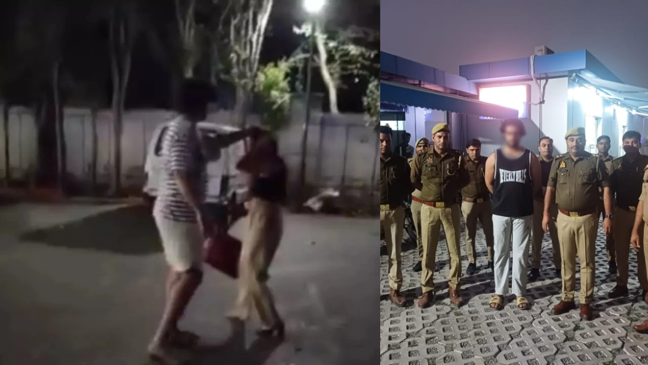 noida viral video noida police on manhunt for man who slapped, abused, pulled hair in viral video