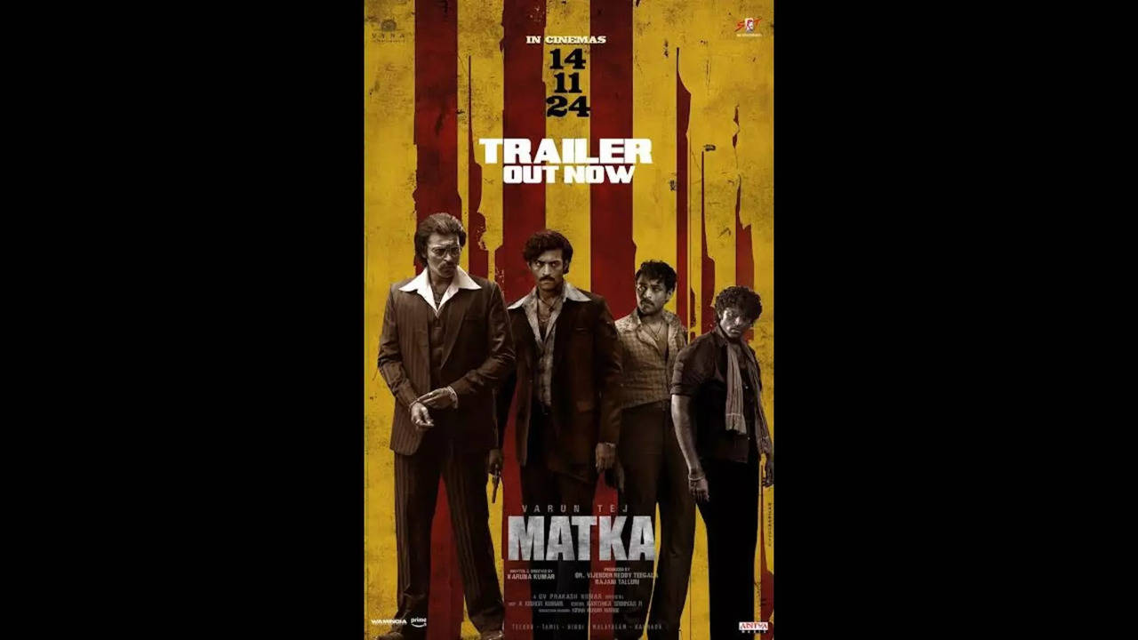 matka trailer unveiled! varun tej’s film is a biopic on matka king ratan khetri