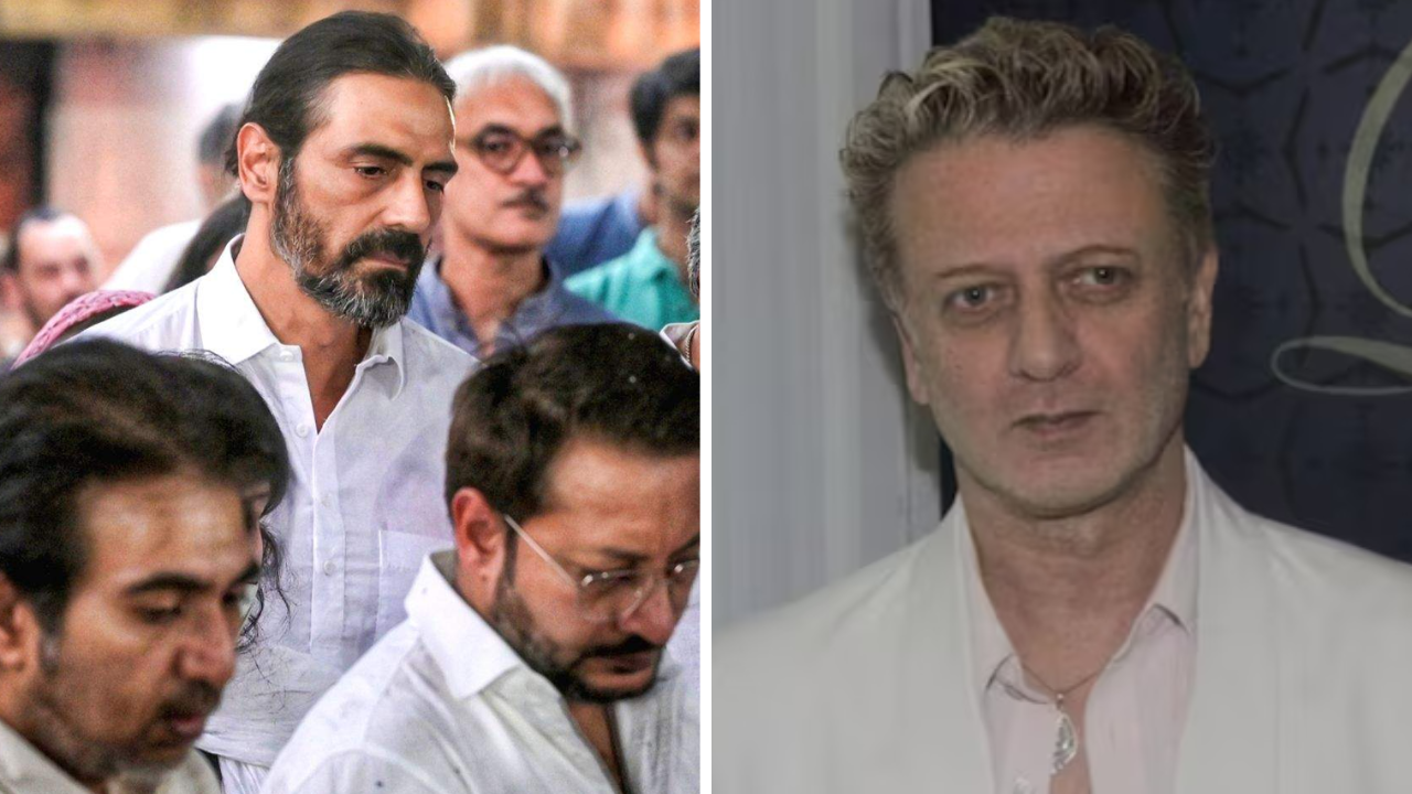 rohit bal's funeral: arjun rampal, sunil sethi and more pay last respect to fashion designer