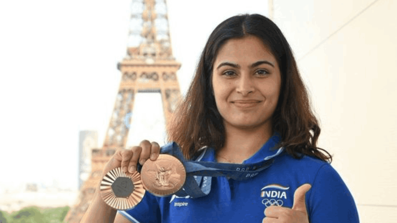 'my downfall has taught me a lot of patience' : paris olympics bronze medallist manu bhaker hits back at critics