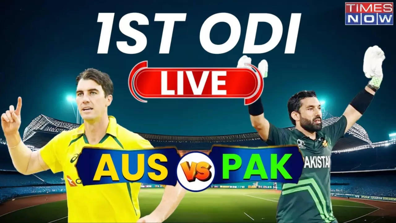 australia vs pakistan first odi match live cricket score updates from melbourne