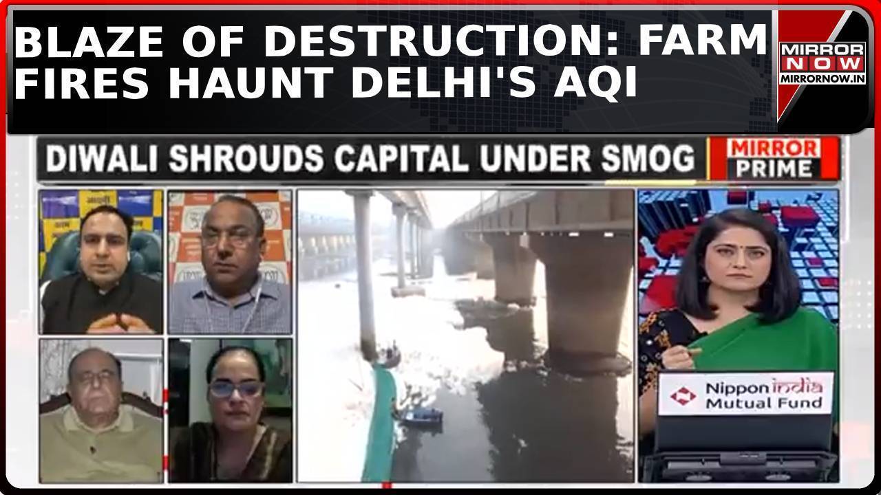 delhi pollution politics peak: diwali shrouds city under smog; sc raps punjab, haryana |mirror prime