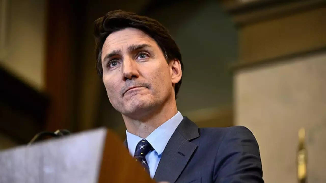 brampton hindu temple attack finds no mention in trudeau's address in canadian parliament -  video