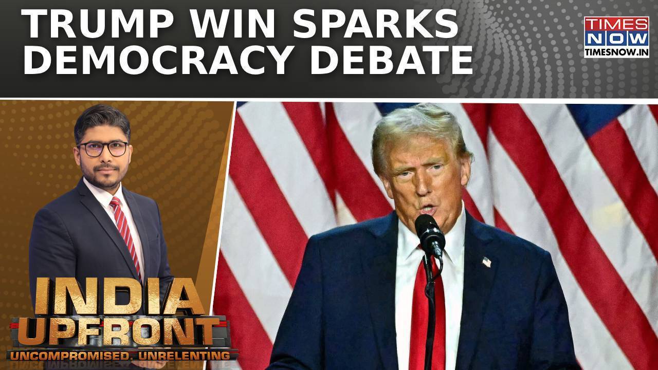 donald trump elected us president for second time, bjp says 'fearmongering lost'| india upfront