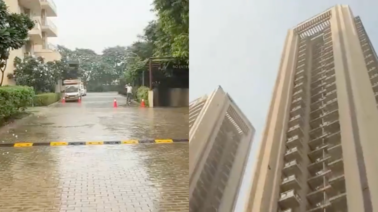 gurugram residents initiate 'artificial rain' to combat rising air pollution- video