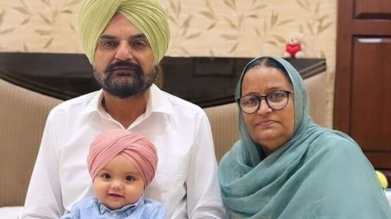 sidhu moose wala's parents reveal baby brother's face 8 months after birth. see first pic