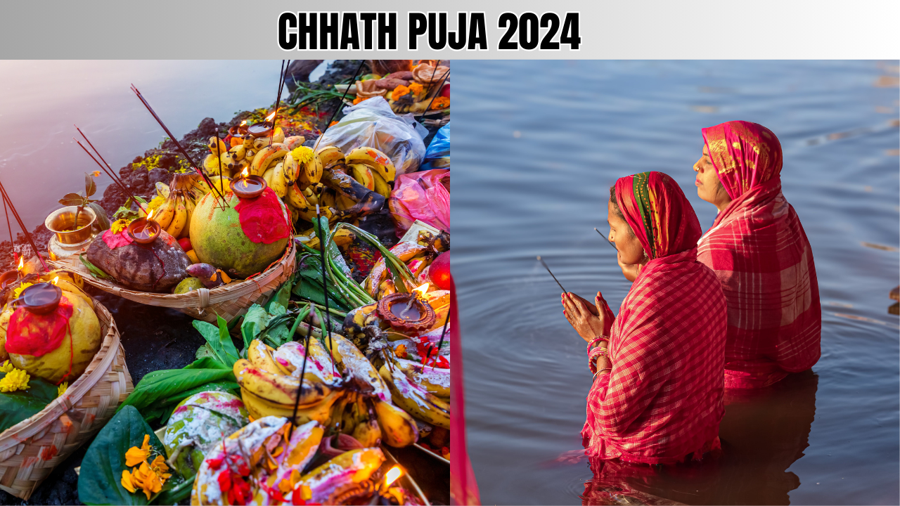 chhath puja 2024: large crowds gather at ghats across cities to offer 'arghya' to the rising sun-watch