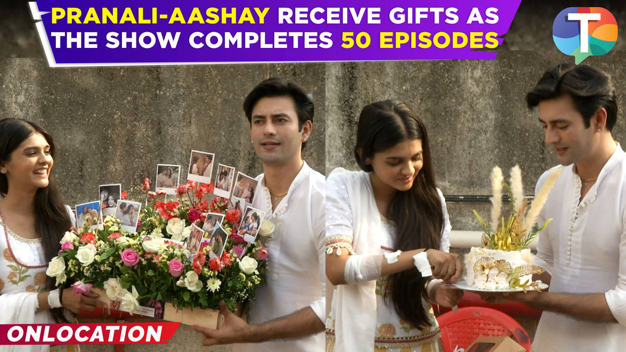 pranali rathod & aashay mishra receive gifts from fans as their show 'durga' reaches 50 episodes