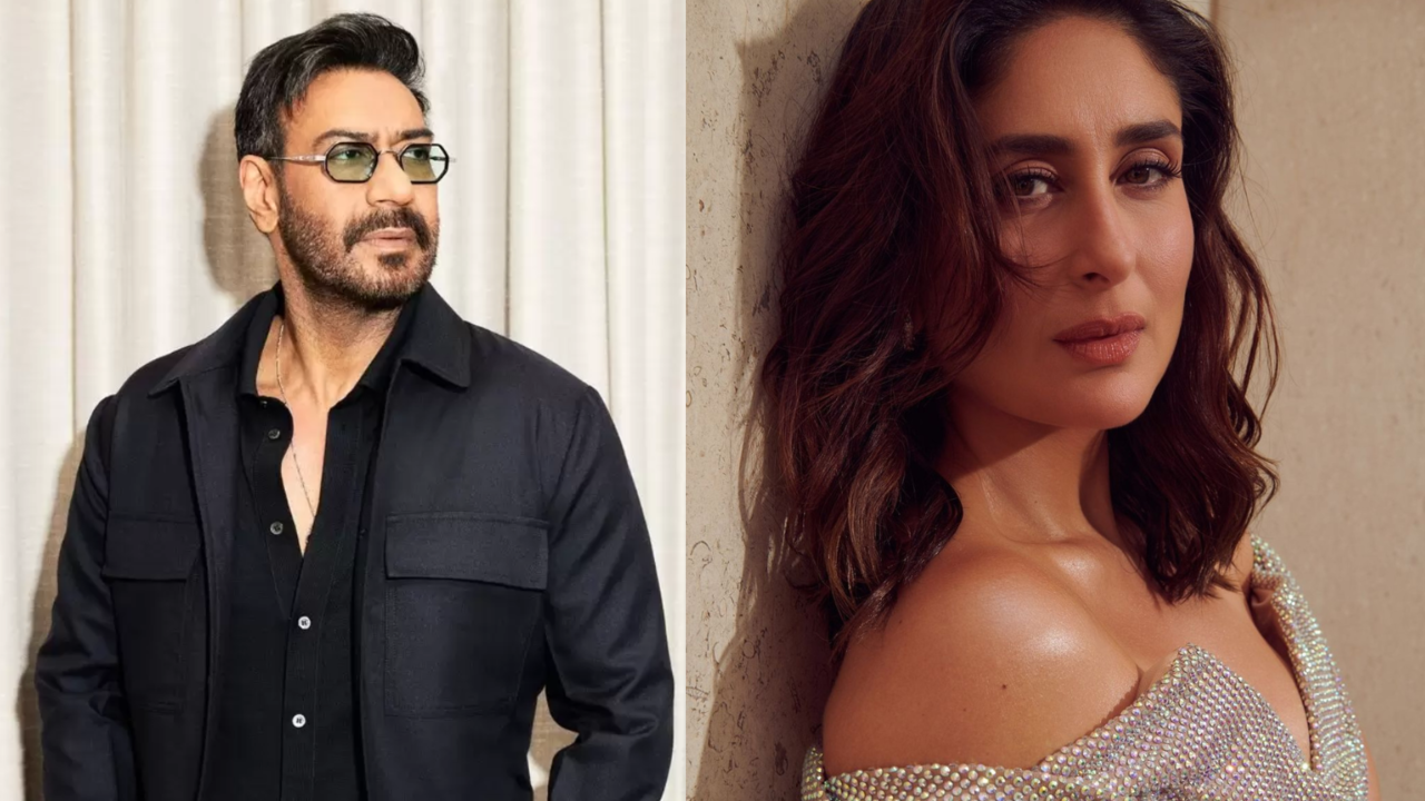 ajay devgn reveals singham again co-star karena kapoor 'has all gossips in the world', ranveer singh kept him busy with...