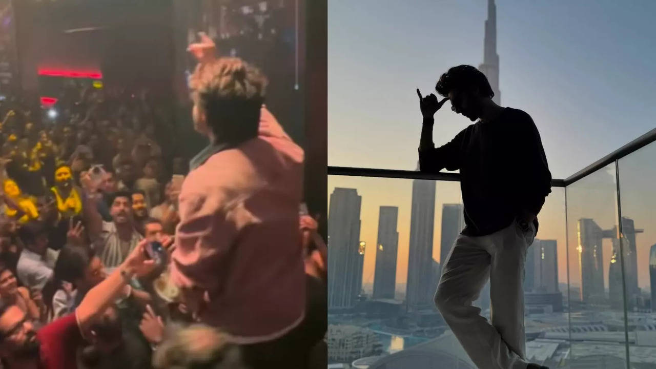 kartik aaryan receives love from dubai fans after bhool bhulaiyaa 3 release. watch