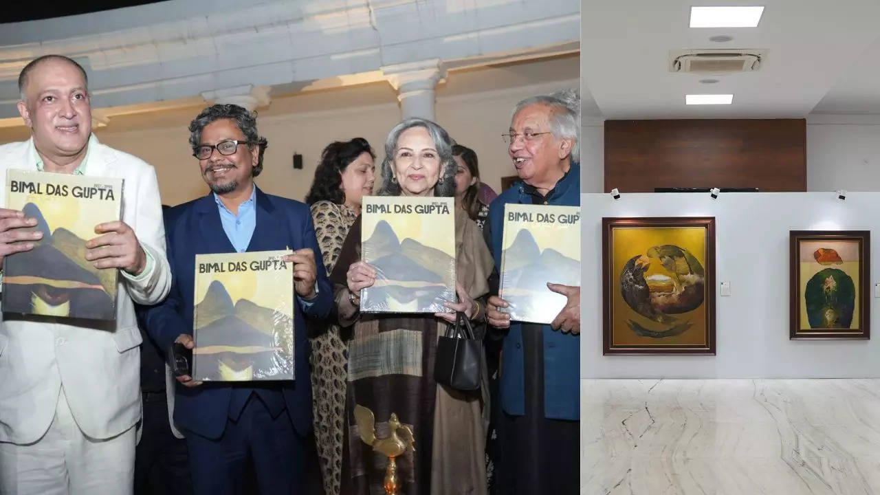 bimal das gupta's stunning works come alive at this art exhibition in delhi; artists pay tribute