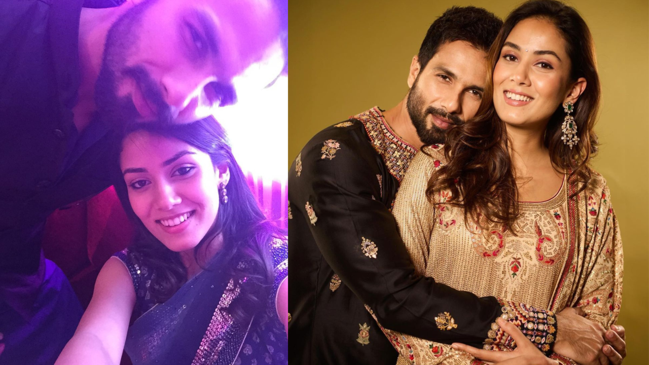 shahid kapoor keeps ladylove mira rajput close in throwback gem shared by latter: love of my life, from bun to...