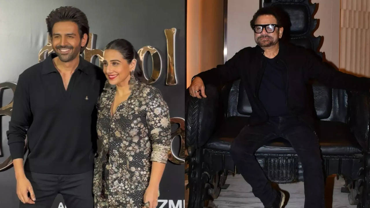 bhool bhulaiyaa 3 success bash: kartik aaryan, vidya balan, anees bazmee, others arrive