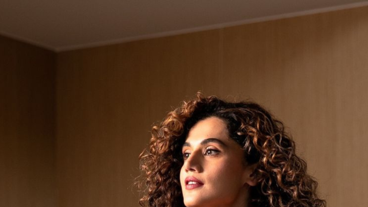 Taapsee Pannu Paints The Town Rani Pink