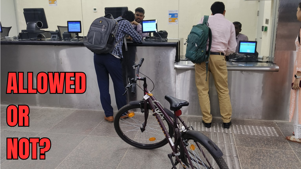 mumbai man stopped from taking bicycle on metro aat bandra station: is it allowed or not? x debates