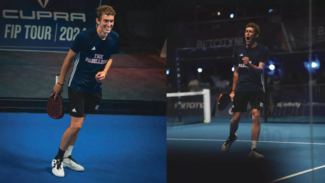 meet thijs roper, teenage padel sensation all set to grab eyeballs at cupra fip promotion india 2024