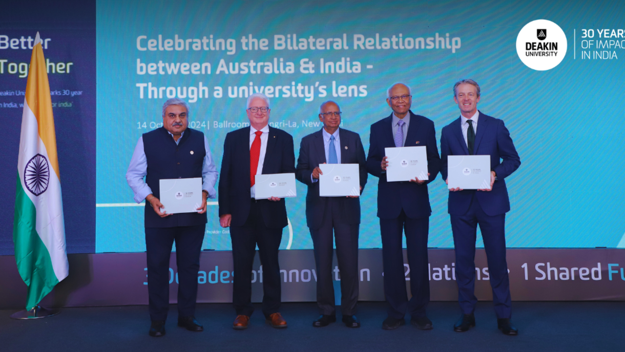 deakin university marks 30-year legacy in india with bold vision for future