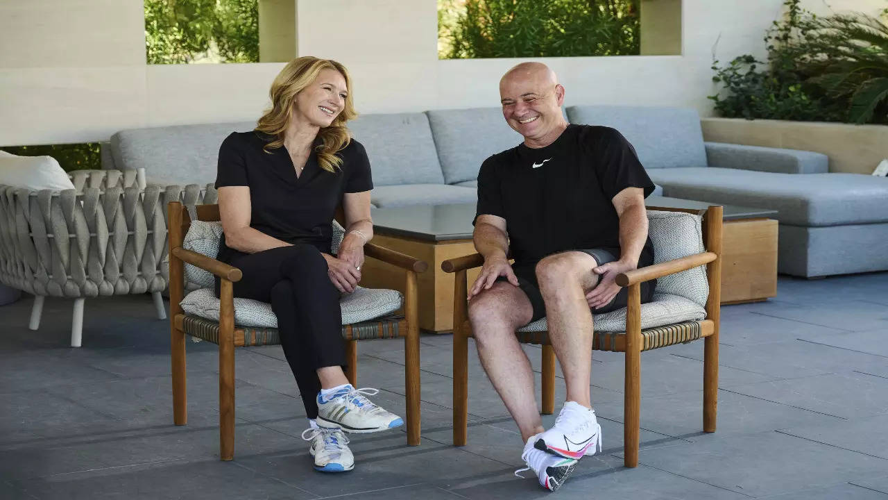 andre agassi-stefi graff fire warning to andy roddick-eugenie bouchard as battle for pickleball slam 3 heats up