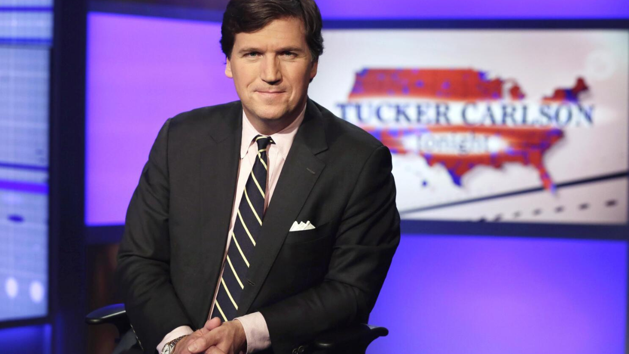 is tucker carlson new donald trump press secretary? press release surfaces