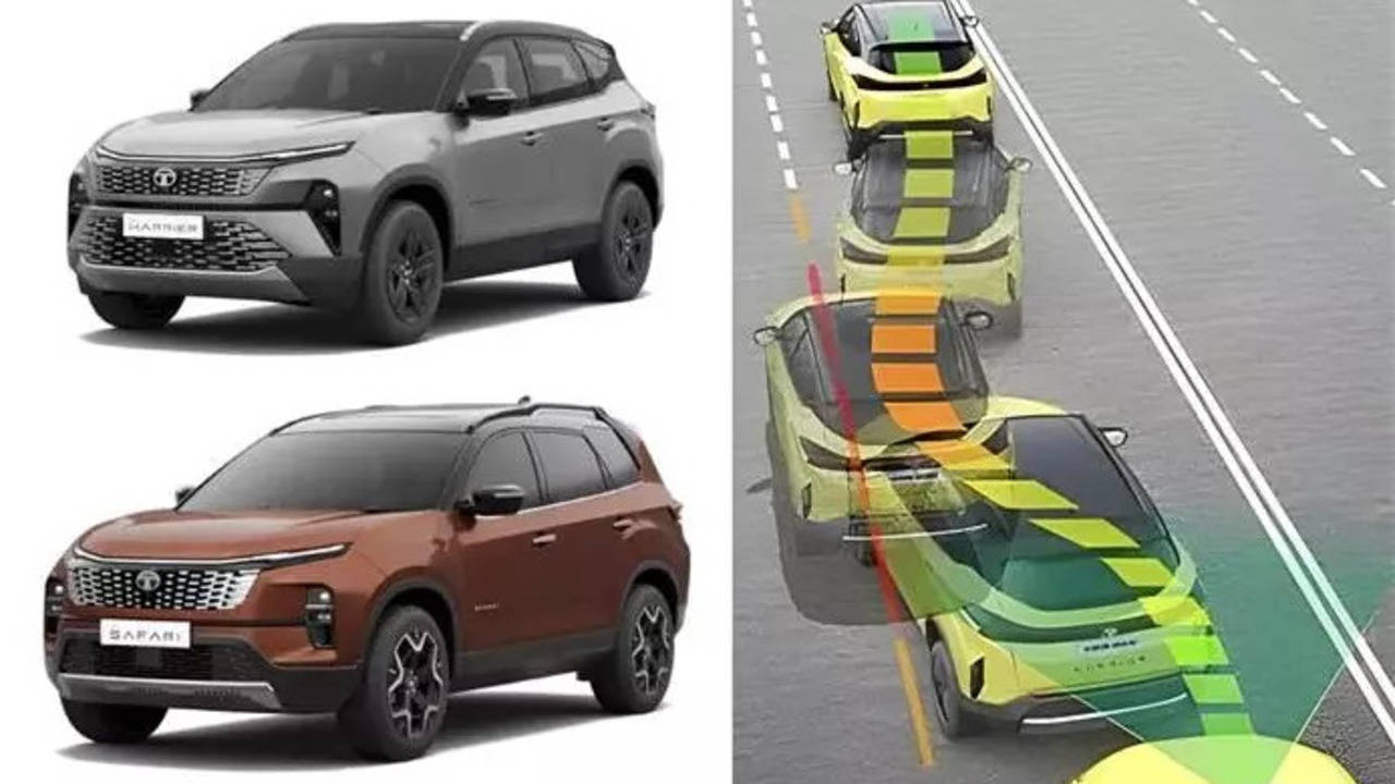 tata harrier and safari get new colors and advanced adas