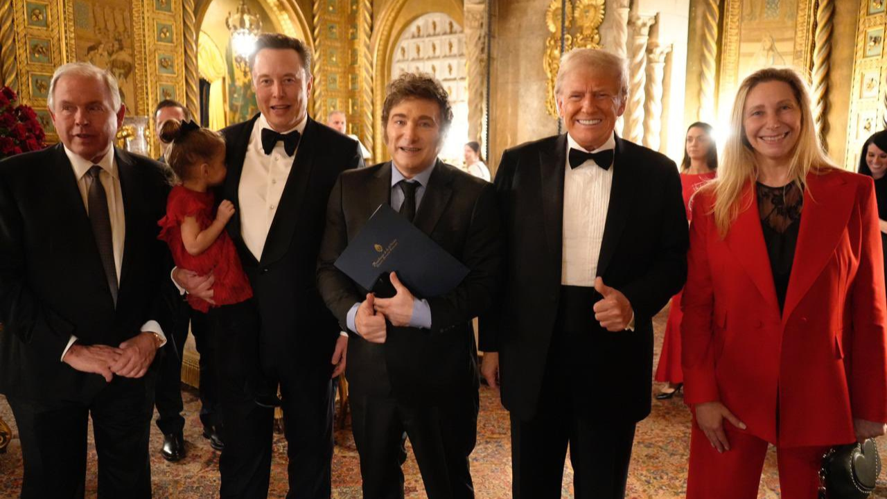 Argentina President Javier Milei Dances To YMCA After Meeting Trump And Musk At Mar-a-Lago | WATCH