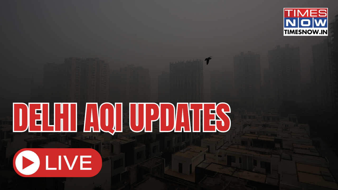 delhi air pollution live updates delhi aqi graph 4 restrictions due to air quality reaches severe category news today