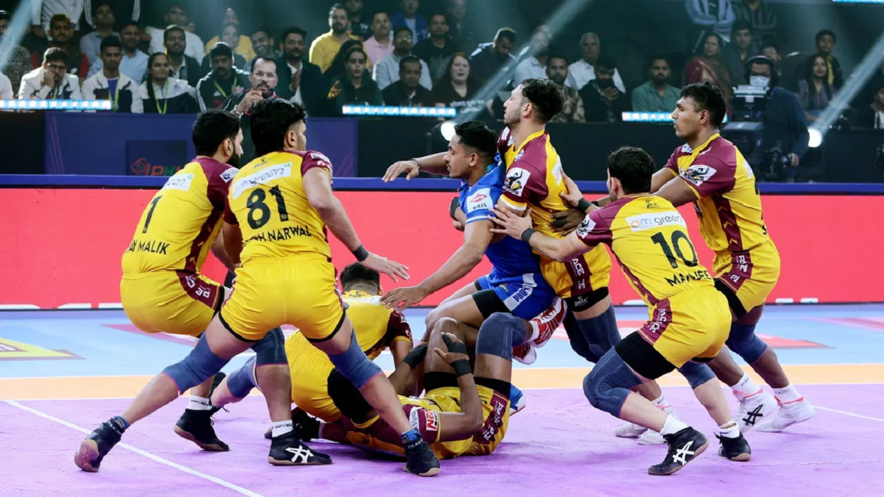 pkl 2024 points table: haryana steelers retain top spot despite losing to telugu titans, u mumba at 2nd spot