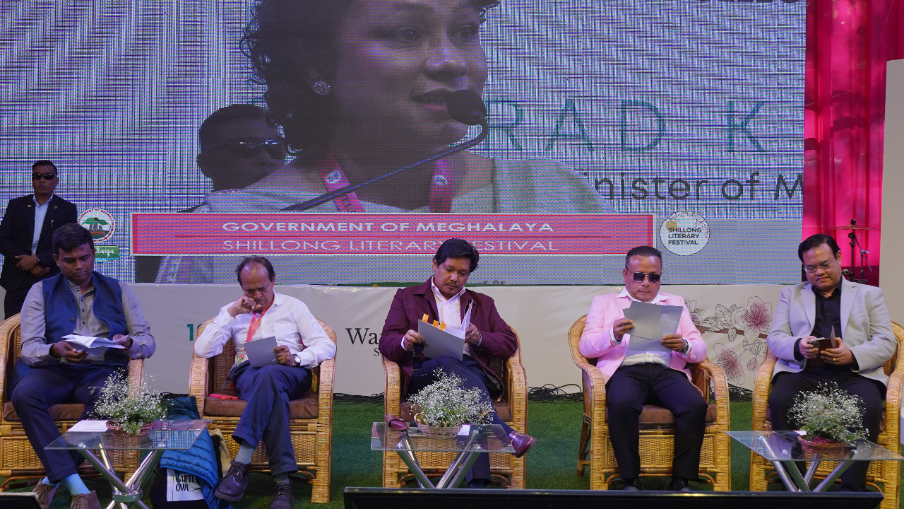 shillong lit fest kicks off with overwhelming response on day 1