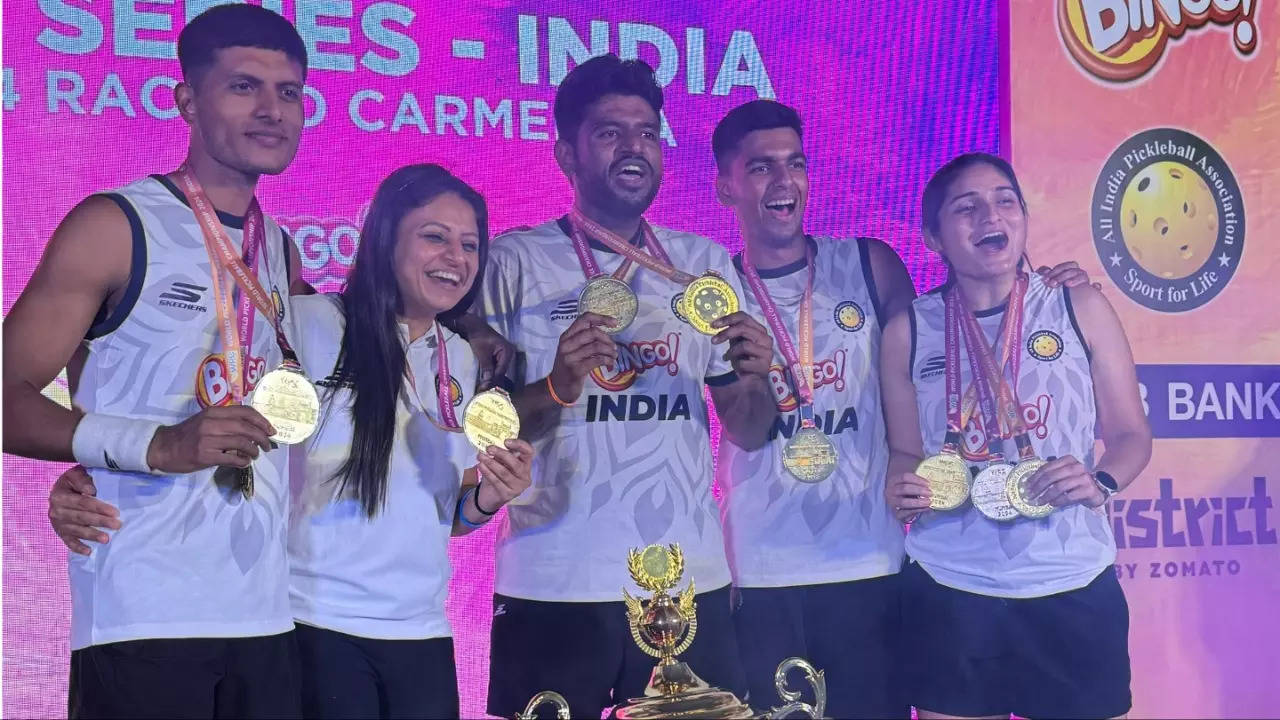 india win big at world pickleball championship series, bag 11 gold medals