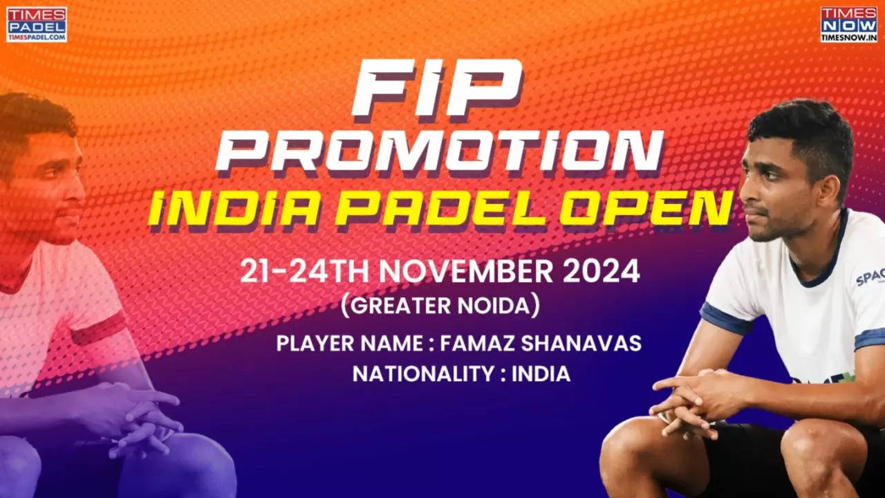 meet 'all-rounder' famas shanavas, ms dhoni fan set to grab eyeballs at fip promotion india padel open